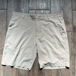 Peter Millar Performance Khaki Lightweight Chino Shorts‎ Men's Size 40